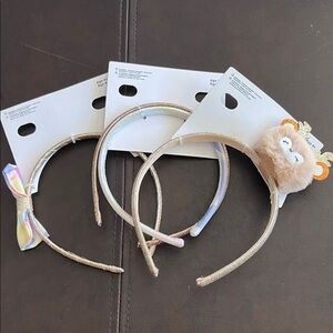 Set of Three Glittery Headbands